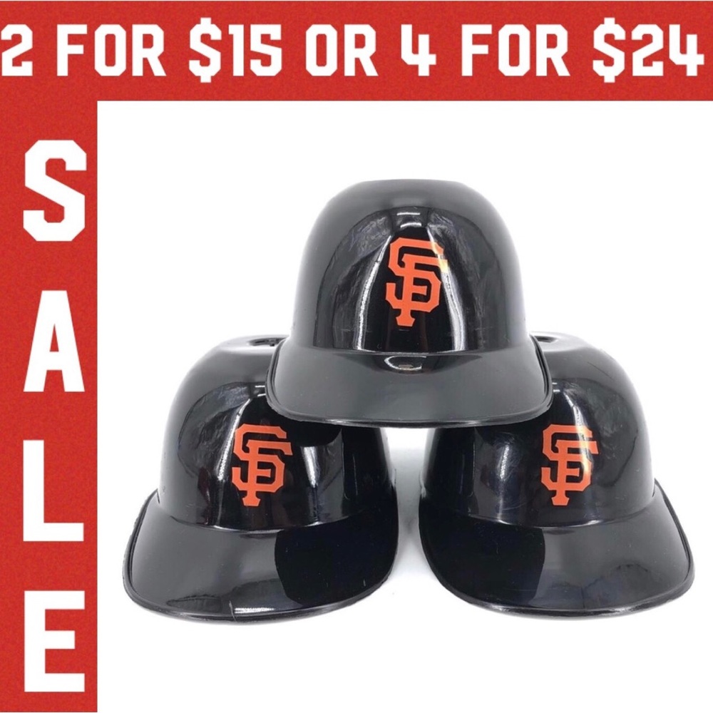 🔴 San Francisco Giants MLB baseball 90s vintage Laich ice cream helmets se…